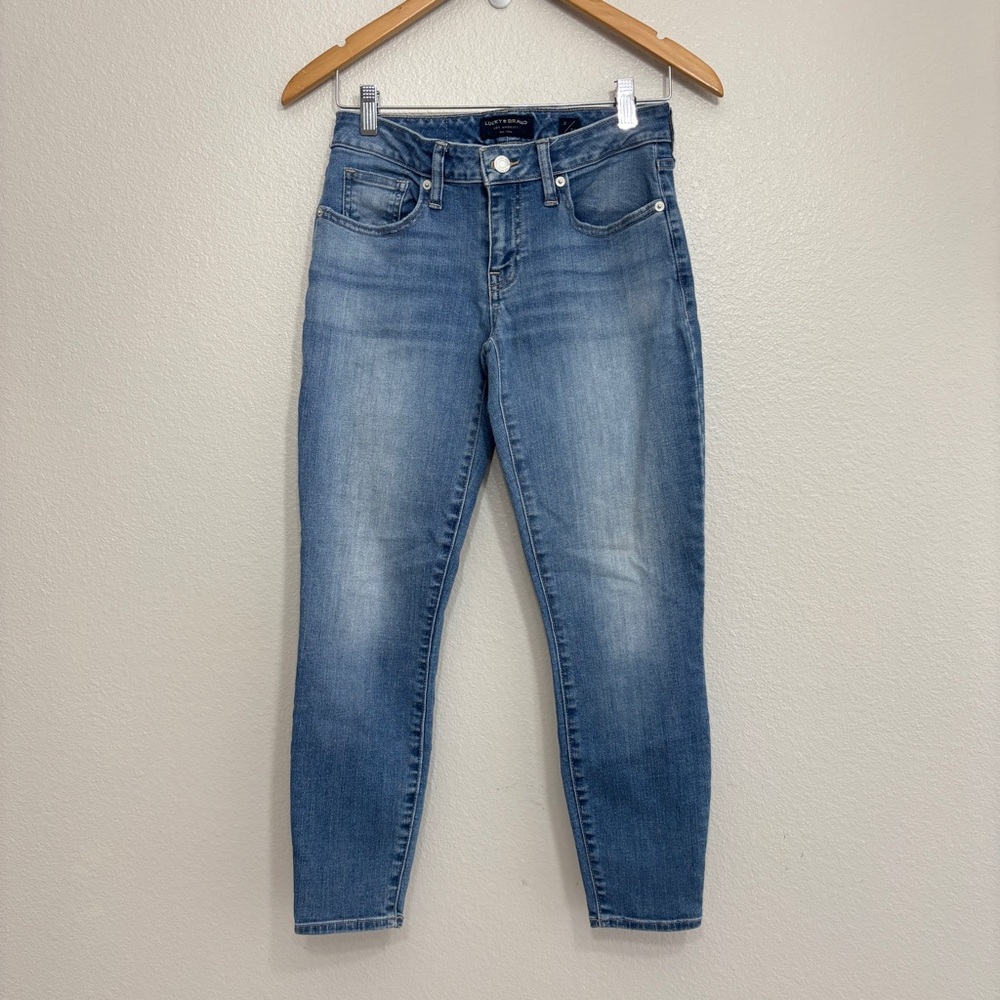 Lucky Brand Lolita Low Rise Crop Jean Blue Women Size 2/26
